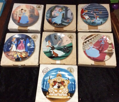 Disney Cinderella Knowles Collector's Plate w/ Box & COA - 1989-90 - YOUR CHOICE