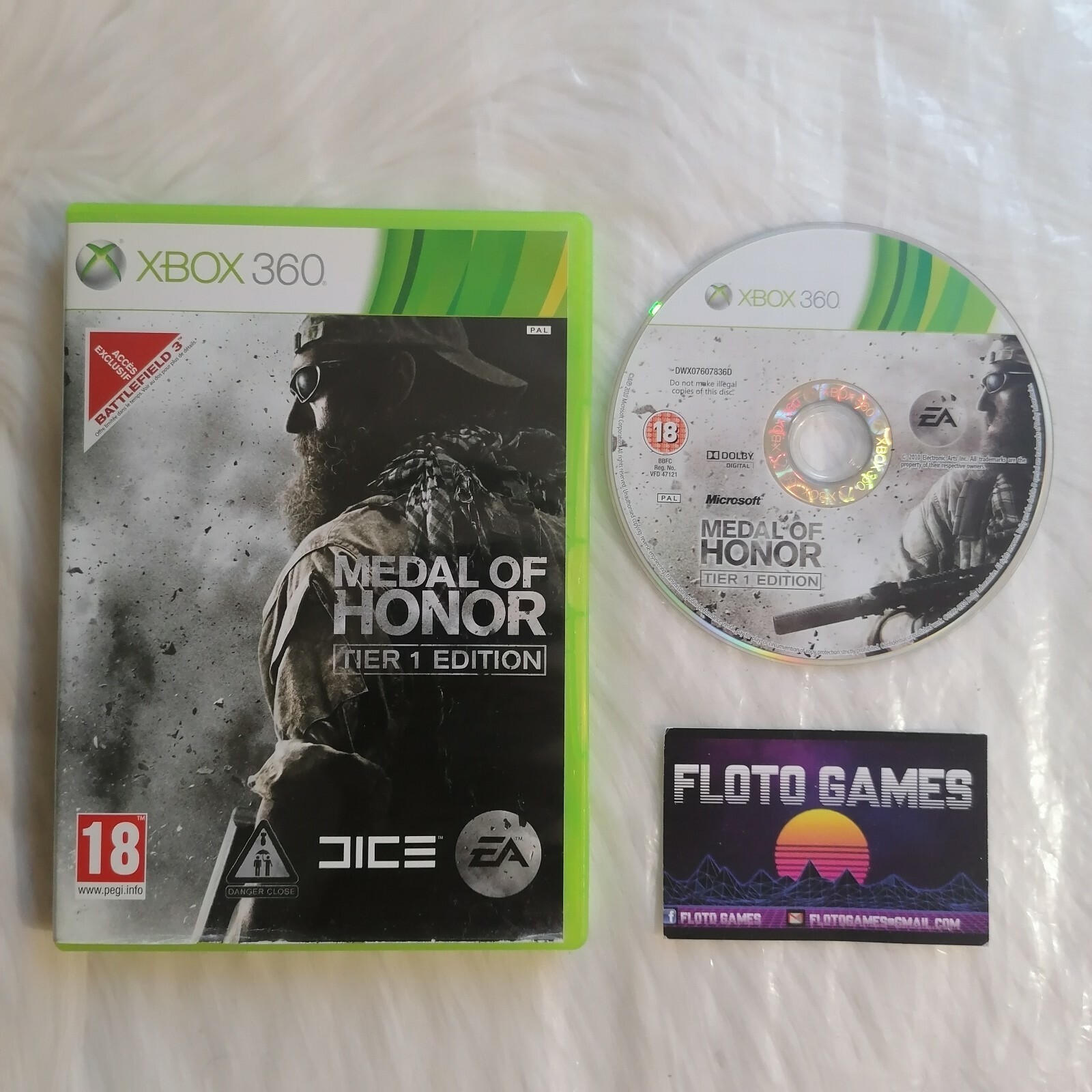Jeu Medal Of Honor Tier 1 Edition pour XBOX 360 en Boite PAL - Floto Games