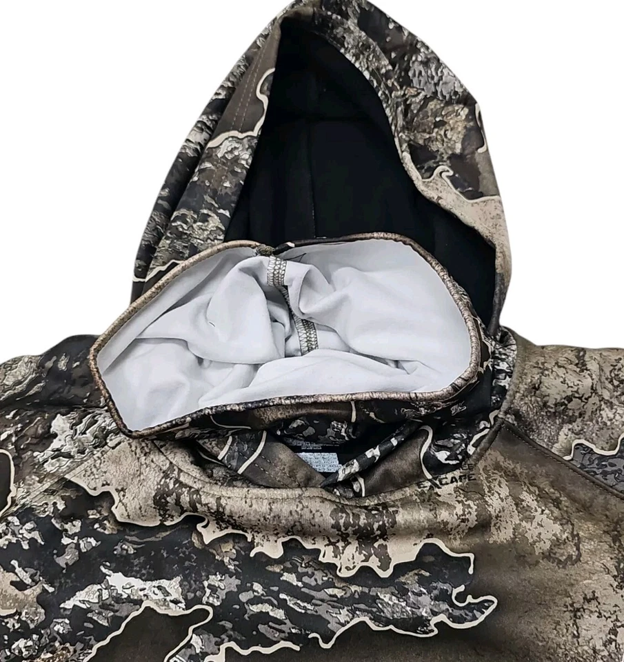 Realtree Excape Mens Tech Hoodie With Face Gaiter Scent Control Sz. Medium NWT - Image 2 of 4