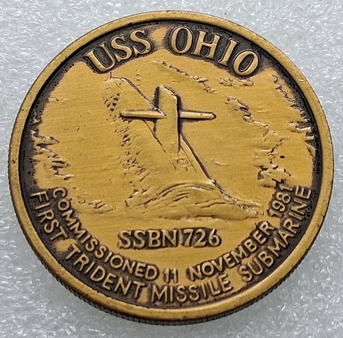 USS Ohio SSBN-726 Challenge Coin