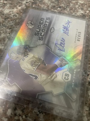 2007 SPx - Super Scripts #SS-DR Darrelle Revis (AU, RC)