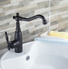 Black Oil Rubbed Brass Bathroom Kitchen Bar Vessel Sink Faucet Mixer Tap ssf074