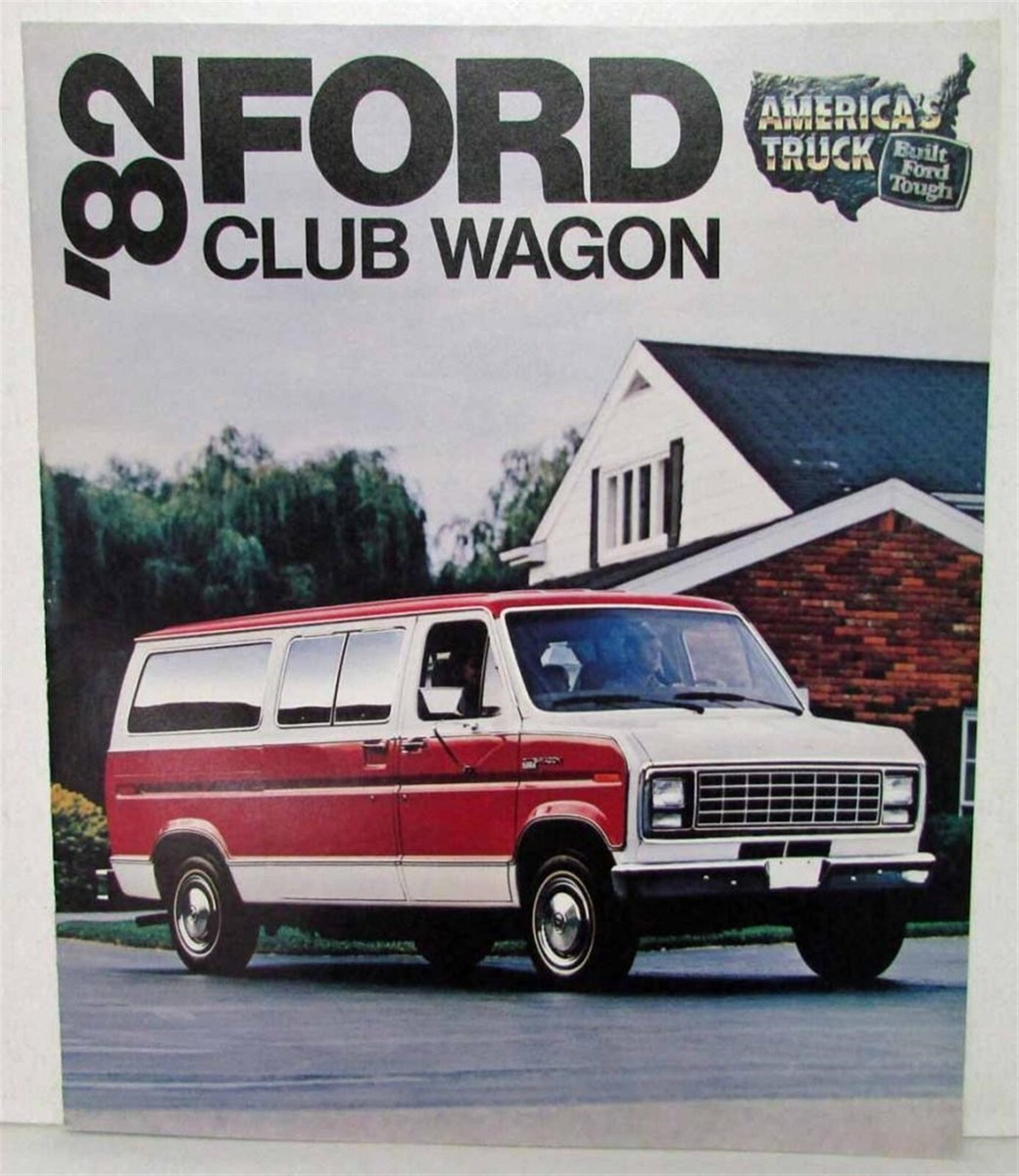 1982 Ford Club Wagon Sales Brochure | eBay