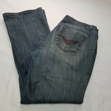 DKNY Jeans Soho Women's Straight Denim Jeans Cotton Crosstown Blue Size 8