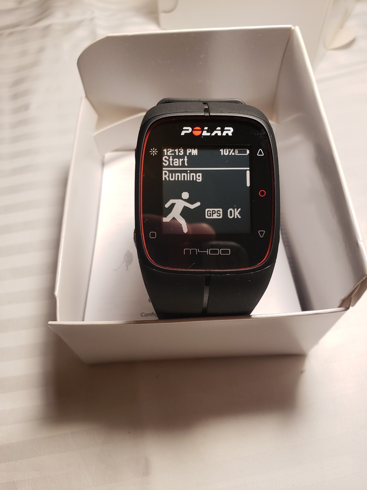 Buy Polar M400 GPS Smart Sports Watch with Heart Rate Monitor, Black online  | eBay