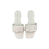 Vero Moda Leder Sandalen Beige Damen | Gr.37 |