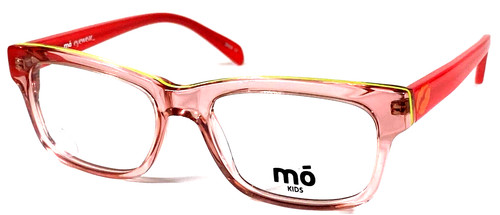 MŌ EYEWEAR KIDS 115A NOS Light Pink Crystal Eyeglasses Frame 48-18-135