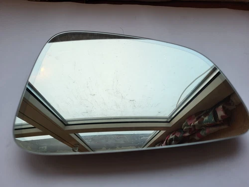 16-23 OEM TESLA MODEL X RIGHT side AUTO DIM MIRROR GLASS RH Euro type WIDE-ANGLE