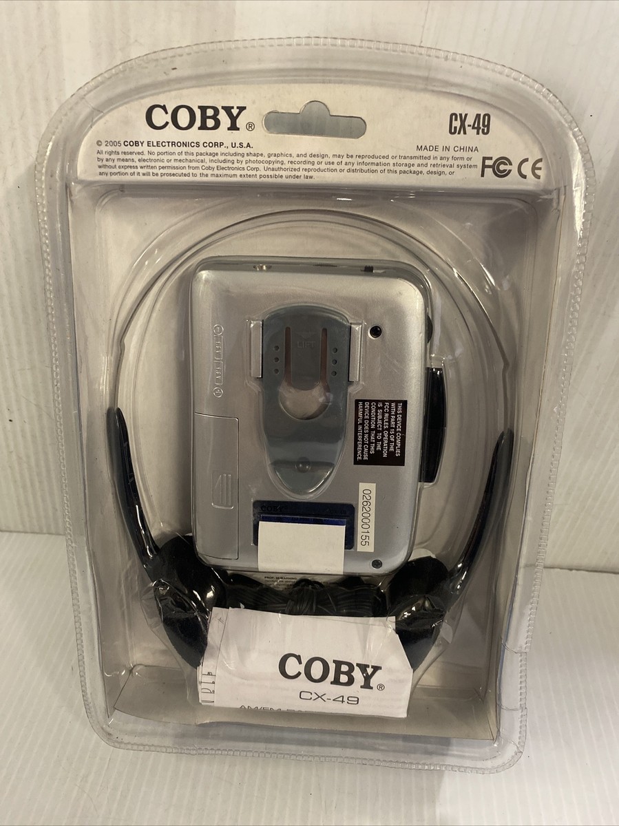 Coby CX-49 Stereo Cassette Tape Player & AM FM Radio Free