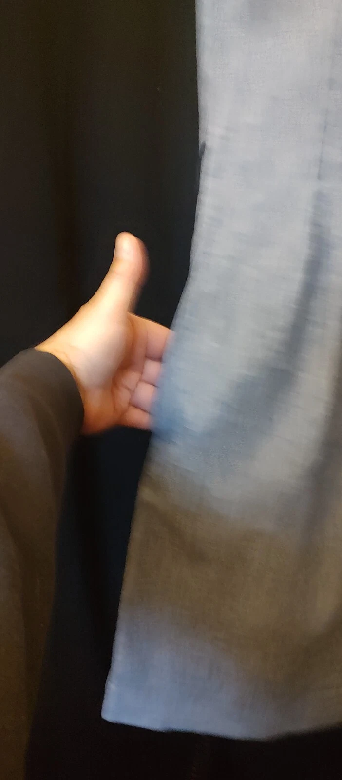 ABITO CAMICIA DENIM 100% COTONE "TORY BURCH" Pullover chiusura a scatto maniche ad aletta