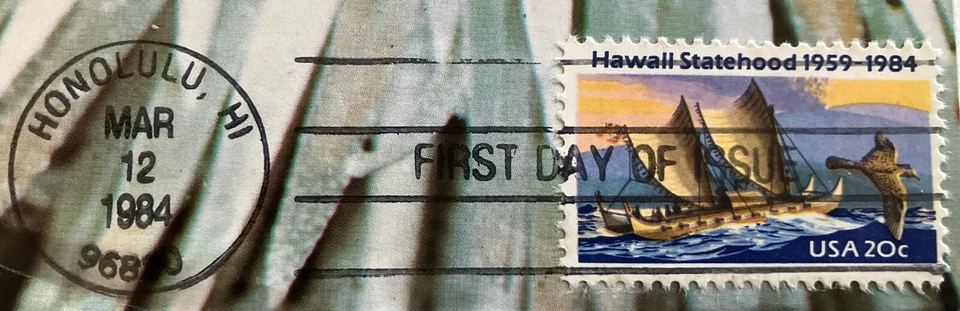 Rare Maui First Day Of Issue Hawaii Stamp 1959 Brochure Haleakala National Park - Image 2 of 4