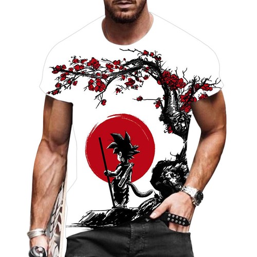T Shirt Men Short Sleeve Novelty Quick Dry Fashion Graphic Lightweight Silky Tee - Picture 9 of 63