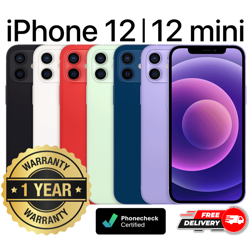 Apple iPhone 12 | 12 mini - 64GB 128GB 256GB - Unlocked AT&T Apple iPhone 12 | 12 mini - 64GB 128GB 256GB - Unlocked AT&T