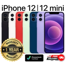 Apple iPhone 12 | 12 mini - 64GB 128GB 256GB - Unlocked AT&T T-Mobile Verizon