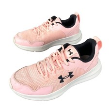 Under Armour Pink Running Shoes Sneakers Essential 3023883-604 Girls 5Y Nice
