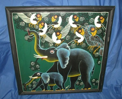 ANIMAL KINGDOM LODGE Original Disney Cast Member Prop - Framed Art