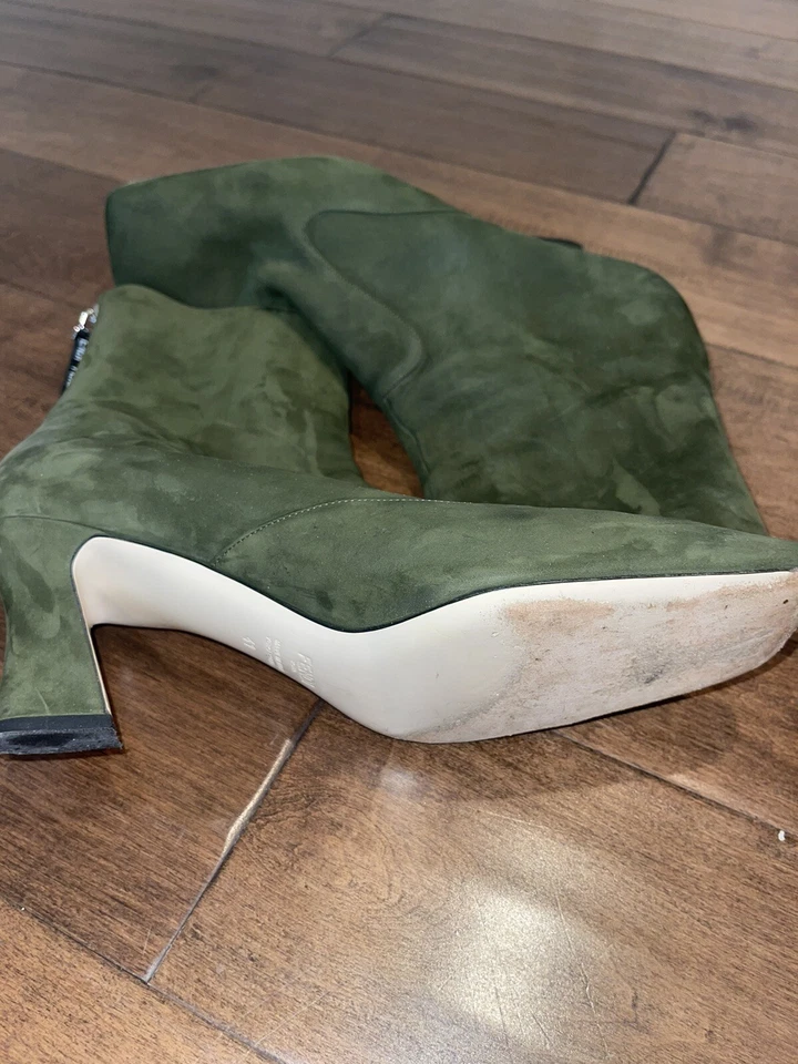 Botas Fendi de gamuza verde talla 41 para mujer Foto 3 de 4