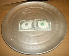 Vintage EKCO Aluminum Pizza Pan Tray 12.5" Inch Round Perforated