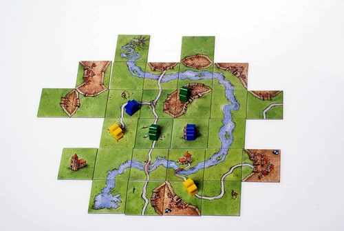 Carcassonne Classic Z-Man Original First Run Edition Rare Board Game The River - Picture 4 of 6