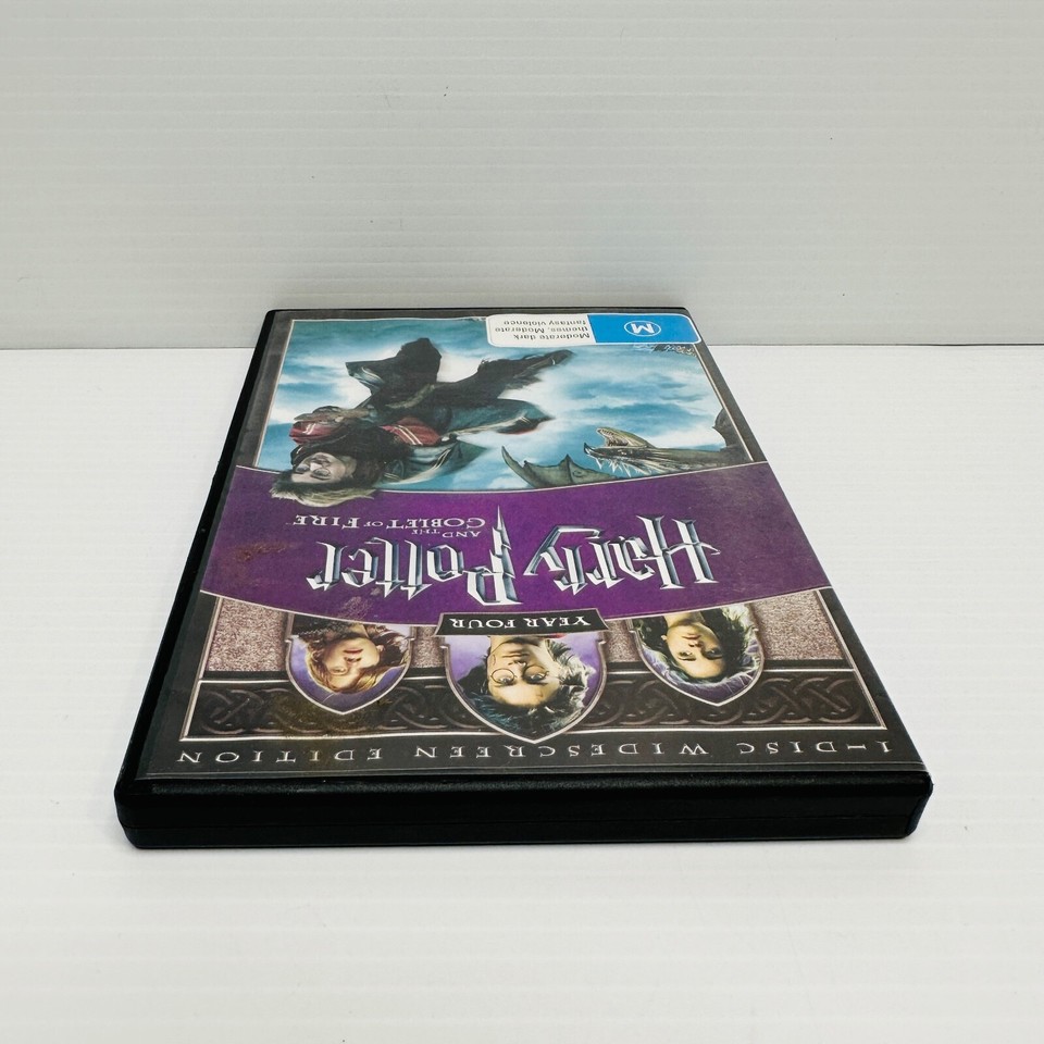 Harry Potter And The Goblet Of Fire DVD Year 4 Movie Region 4 Fantasy Radcliffe eBay