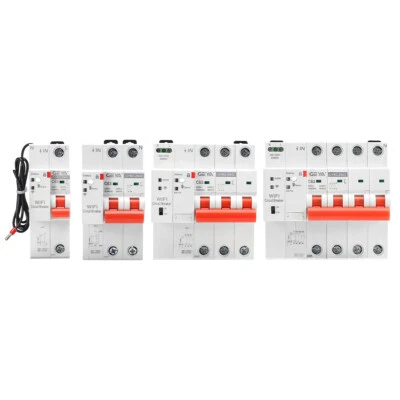 GEYA TUYA WIFI Smart MCB 15 function 1-4P 80A Circuit Breaker Reclosing Switch