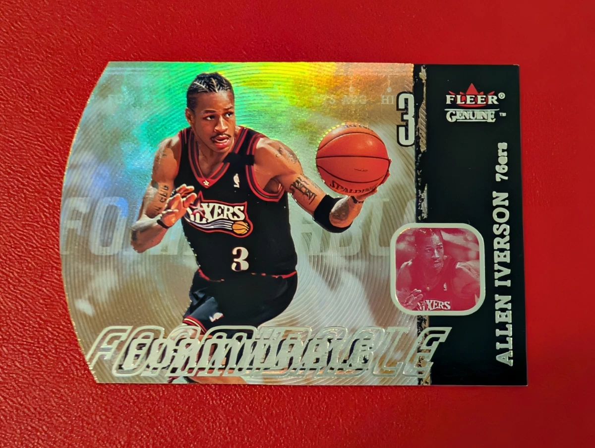その他 2000 Fleer Allen Iverson Autographics Allen Iverson Philadelphia 76ers Autographed 2000 Fleer