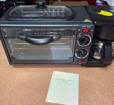 Silver Crest Automatic  Toaster Oven Multi function 3 in 1 Breakfast Maker