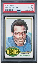 1976 Topps Walter Payton Rookie Card #148 PSA 4. rookie card picture