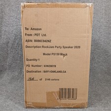 RockJam Party Speaker 2020 Unisex OS Black PS150 Portable Bluetooth Speaker