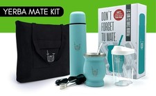 Tuma Tu Mate Complete Yerba Mate Kit Stainless Steel Mate Cup Set Bombilla
