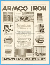 1917 ARMCO American Rolling Mill Co Middletown OH Gantz Tank Co Sapulpa OK Ad