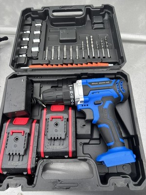 Cordless Drill 20V, Electric Power Drill Set with 1 Batteries with  Charger