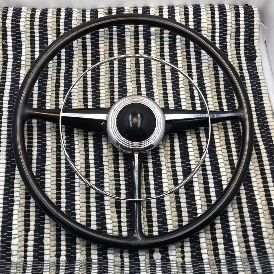 1946 1947 1948 Plymouth P15 Special Deluxe volante original OEM 17 pulgadas Foto 4 de 4