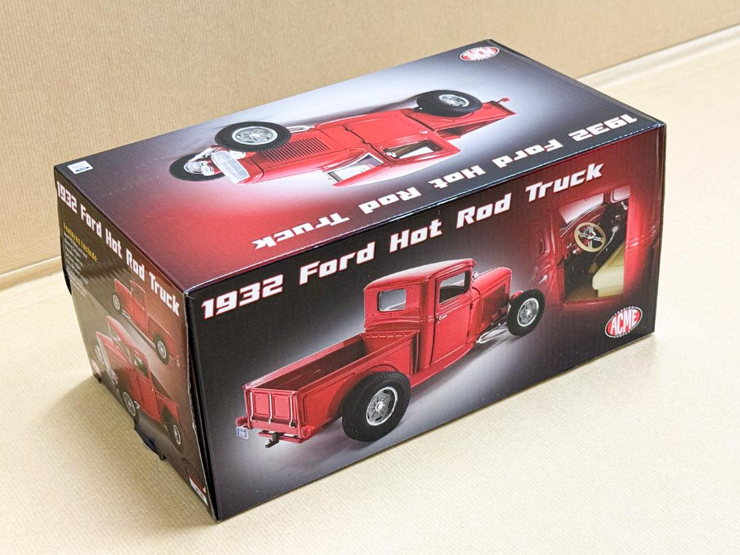 ★ 32 FORD TRUCK ★モデルキット★ ACME GMP ★ 1/18 1/18 ACME 1932 Ford Pickup (Black Beauty) Diecast Car Model