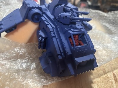 Warhammer 40K Space Marines Stormraven Gunship   Assembled Primed Blue