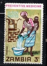 ZAMBIA AFRICA STAMPS USED LOT 61718