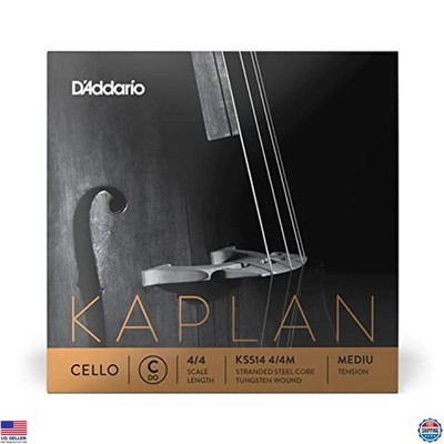 D'Addario Kaplan KS514 4/4M Medium Tension Cello C String - Exceptional Sound