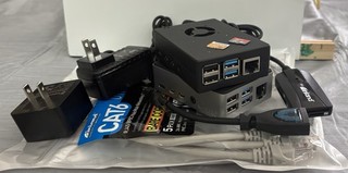 Raspberry Pi4 4GB 2/p.supply 2/SD card 2/SD reader|microHDMI/Cat 5 5