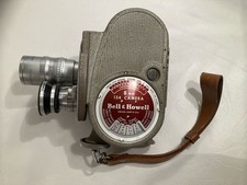 VINTAGE Bell and Howell 8 mm Movie 134 camera, 2-Lens Turret   c1937 USA
