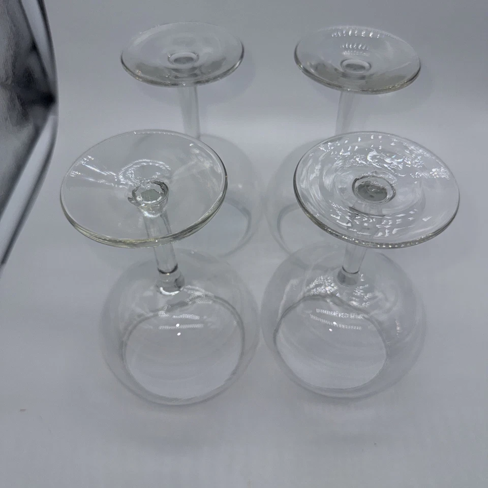 Juego de 4 copas de vino con globo para vino tinto, vintage Foto 4 de 4