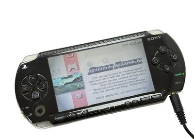 Sony PSP-1000 Piano Black No Battery UMD Hinge Read AS IS #10
