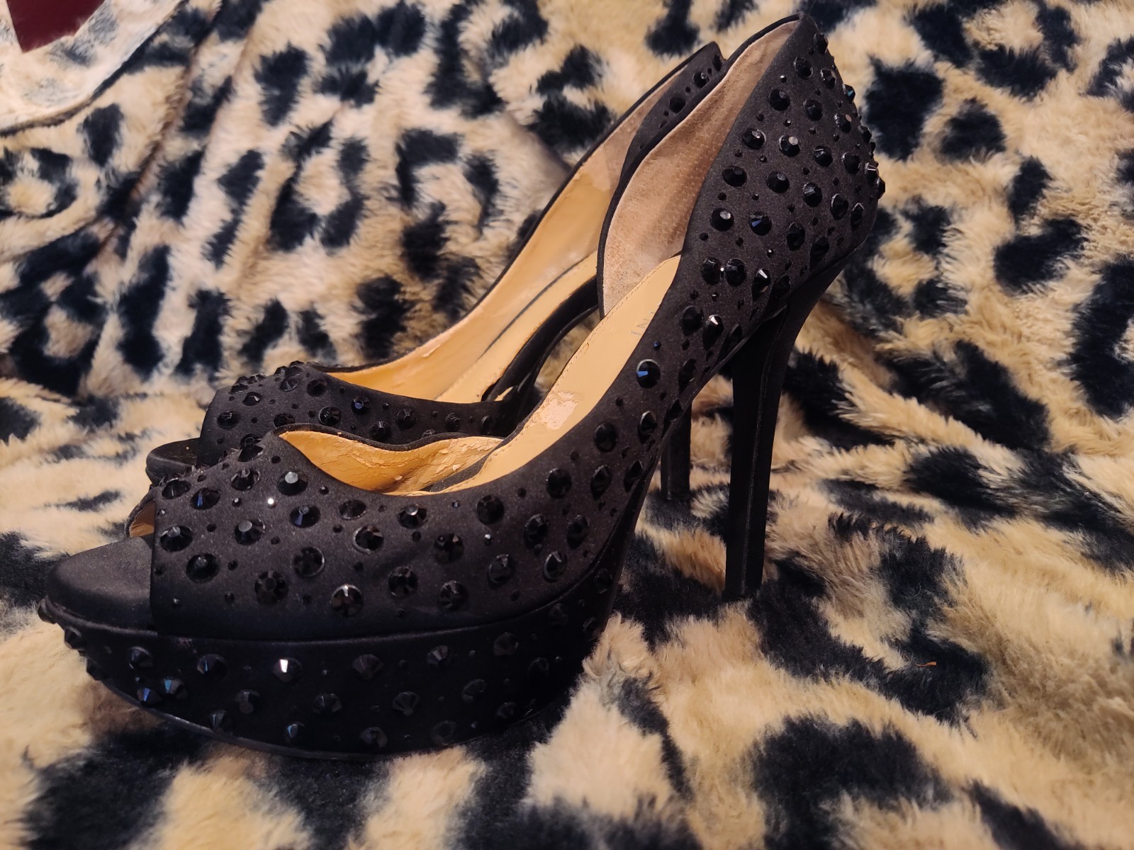 Gianni Bini Black D'orsay Pumps Heels 10