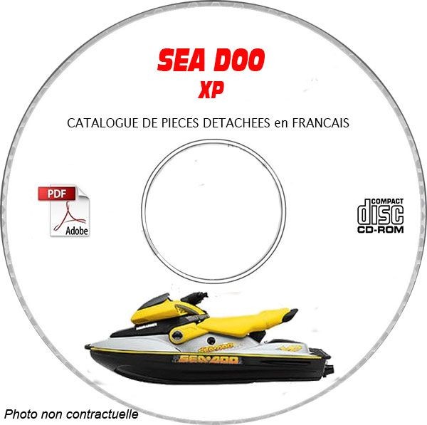 Catalogue Pieces CDROM SEA-DOO FR Support DVD pour maintenance mécanique