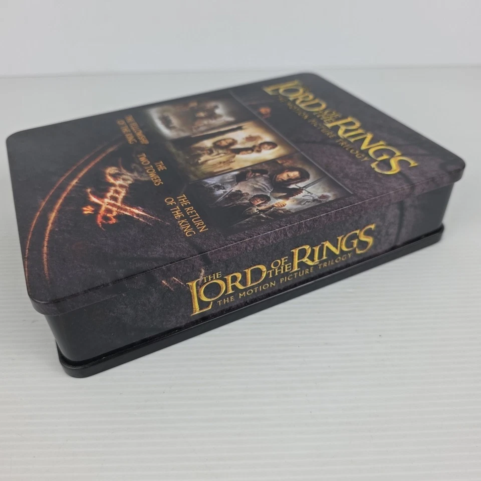 Lord Of The Rings Motion Picture Trilogy 1-3 DVD Box Set Metal Tin Case Region 4 - Image 4 of 4