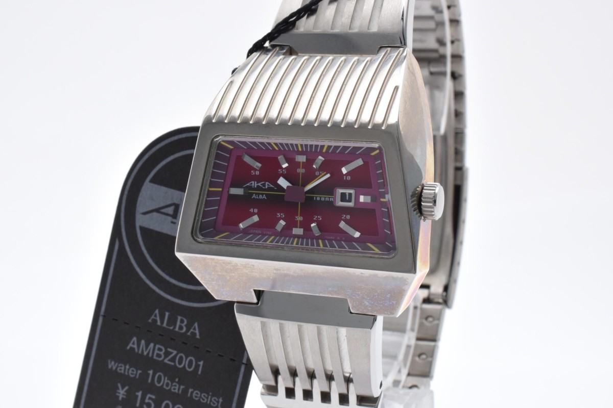 Purple [UNUSED] Seiko ALBA AKA AMBZ001 V782-5A90 Quartz Men's