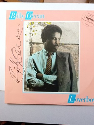 BILLY OCEAN Excellent signed  LOVERBOY ALBUM COVER SUPERB  CARIBBEAN QUEEN 
