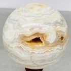 Natural thousand-layer agate crystal ball healing 1940G — photo 1