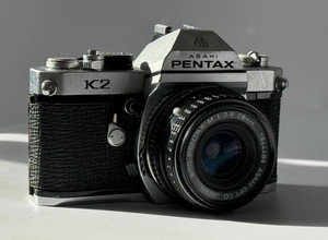 Pentax K2 35mm SLR Film Camera with 28mm f/2.8 Fully working - Serviced