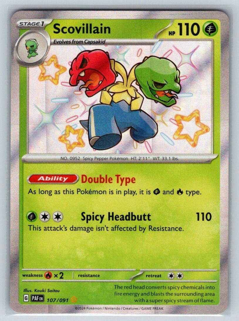 Scovillain 107/091 SV: Paldean Fates Holo NM