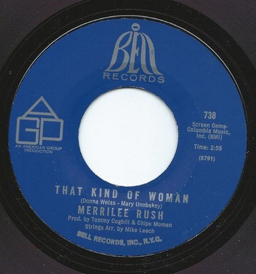 Merrilee Rush - That Kind Of Woman - Used Vinyl Record 7 - G8100z